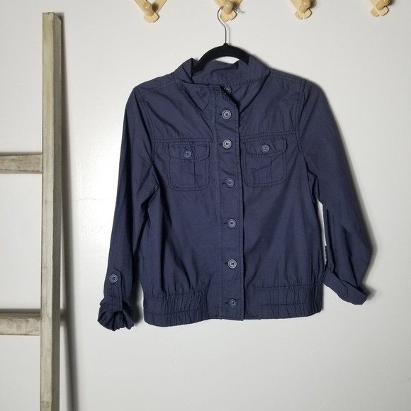 Maurices Jackets & Blazers - MAURICES BLUE UTILITY JACKET SIZE MEDIUM